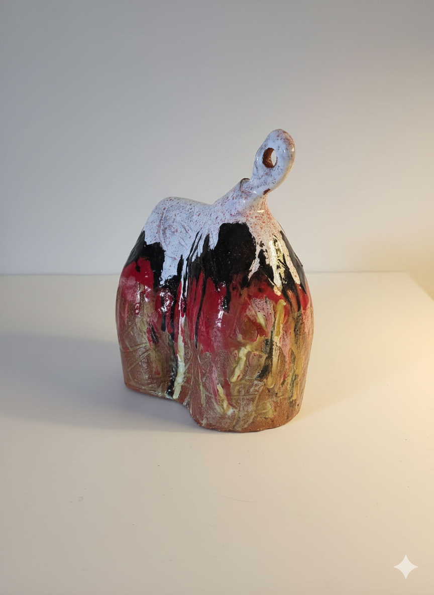 "Chouval"  sculpture originale de David Ladjah Bolo